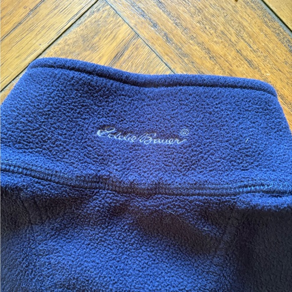 Eddie Bauer Quarterzip Navy Blue Men’s Large - Picture 4 of 5